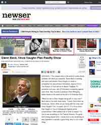 Glenn Beck Vince Vaughn Plan Reality Show: Newser